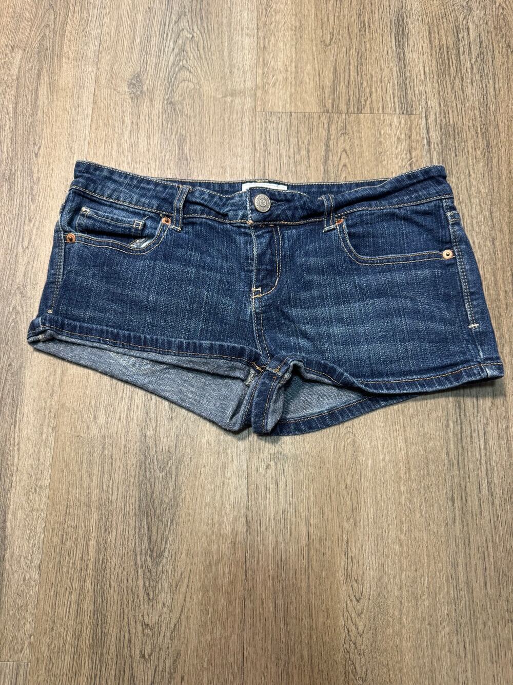 Aeropostale Y2K Classic Dark Blue Casual Low-Rise Shorts